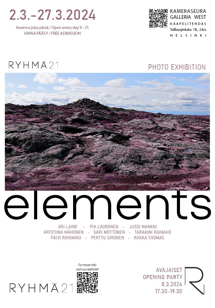 Ryhma21 - Elements, Galleria West Maaliskuu 2024